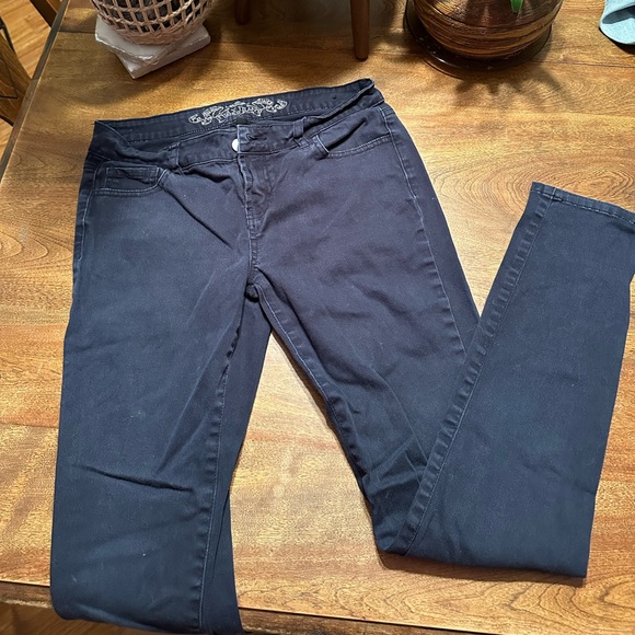 Navy Basic Pants - Picture 1 of 2